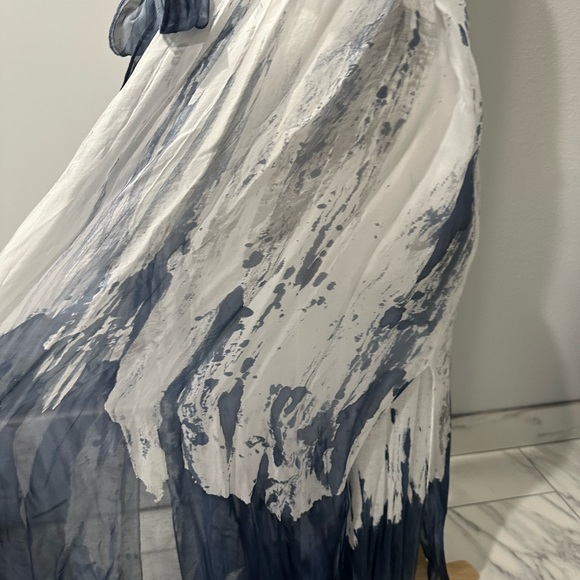 Silk Ruffle layered maxi dress - Picture 5 of 7